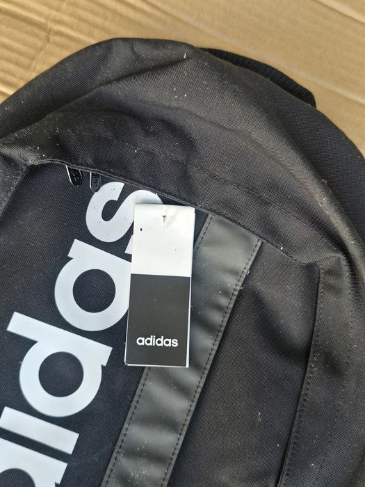 Nowy orginalny plecak Adidas czarny wakacje szkola ryby wyjazd