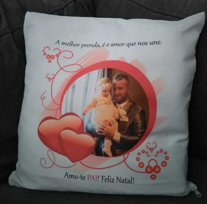 Almofadas personalizadas com as suas fotos/texto