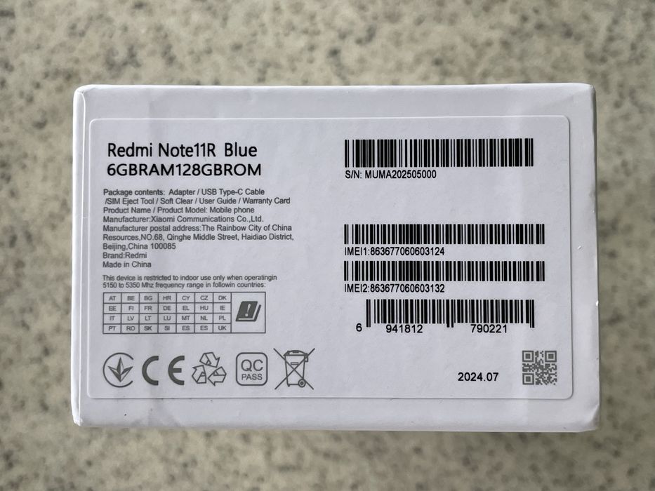 Xiaomi Redmi Note 11r 6/128 Blue