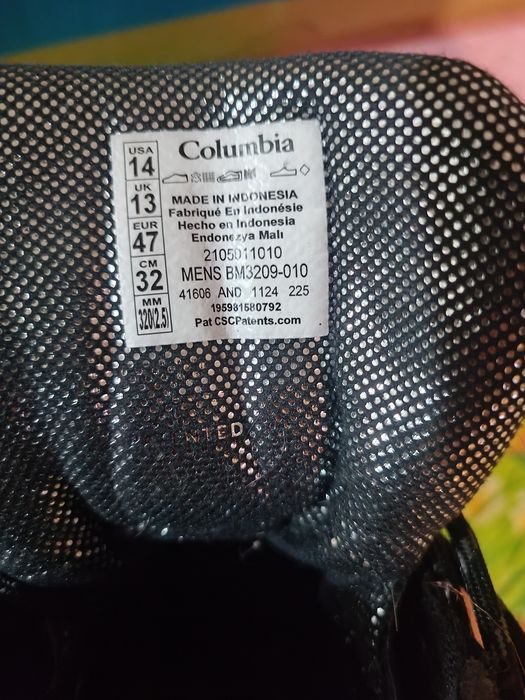 Columbia made in Indonesia