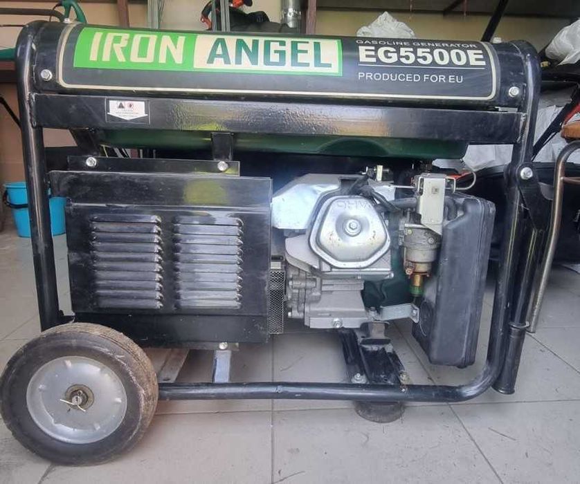 Генератор бензиновий  Iron Angel EG5500E 5.5 кВт