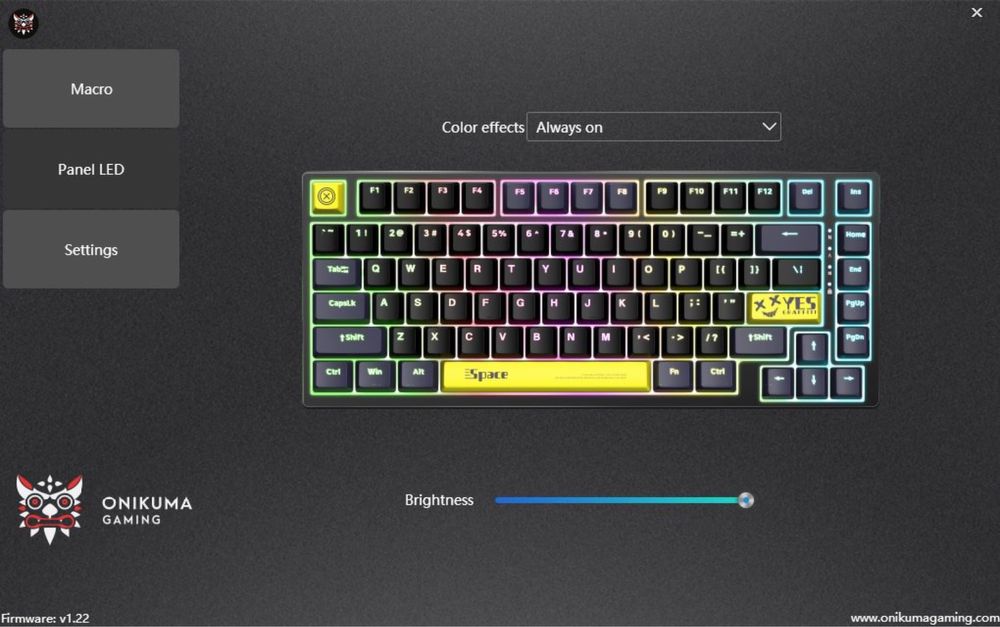 Onikuma G58. Игровая механическая клавиатура с подсветкой