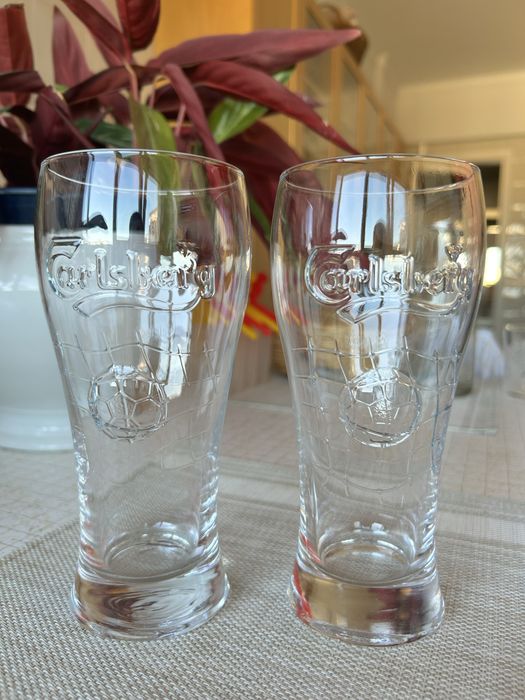 Conjunto Copos de cerveja Carlsberg - Edição Futebol