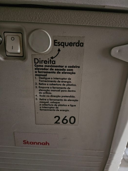 Cadeira elevatória Stannah
