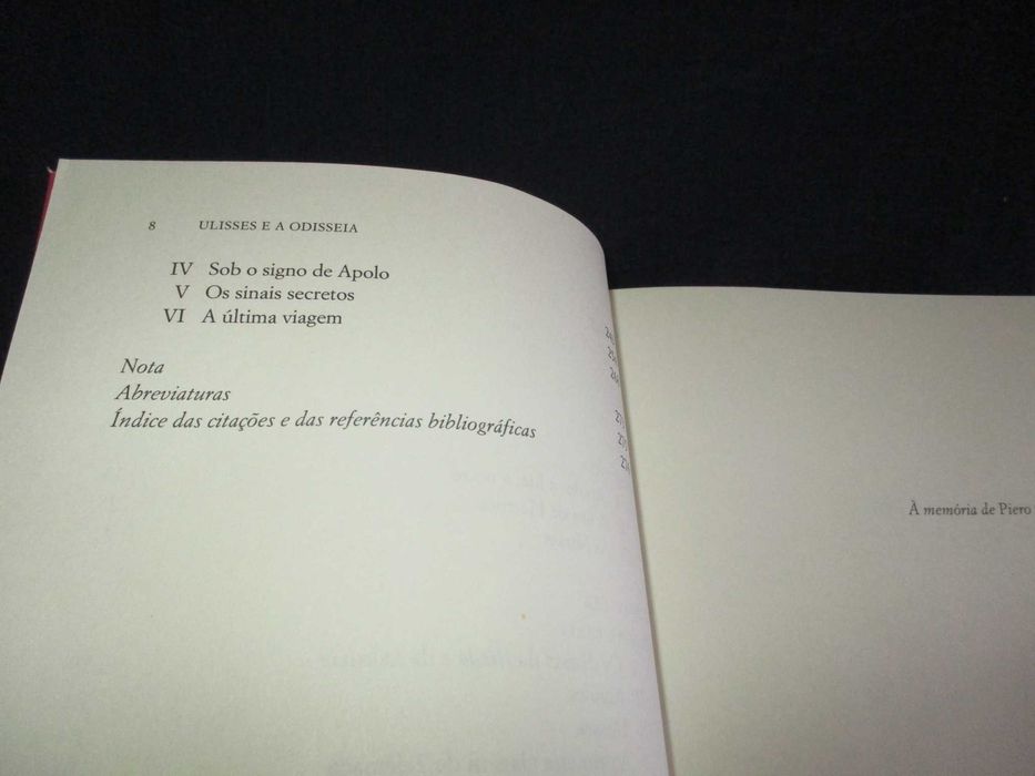 Livro Ulisses e a Odisseia A Mente Colorida Pietro Citati