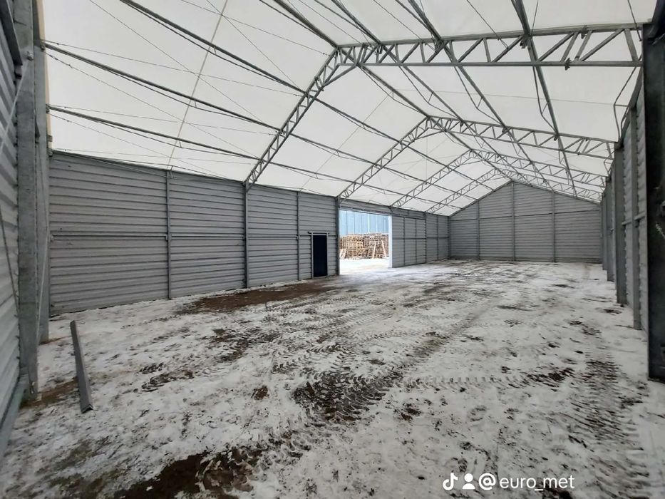 Hala namiotowa  dostępna od ręki 10x25x4 magazyn EURO-MET