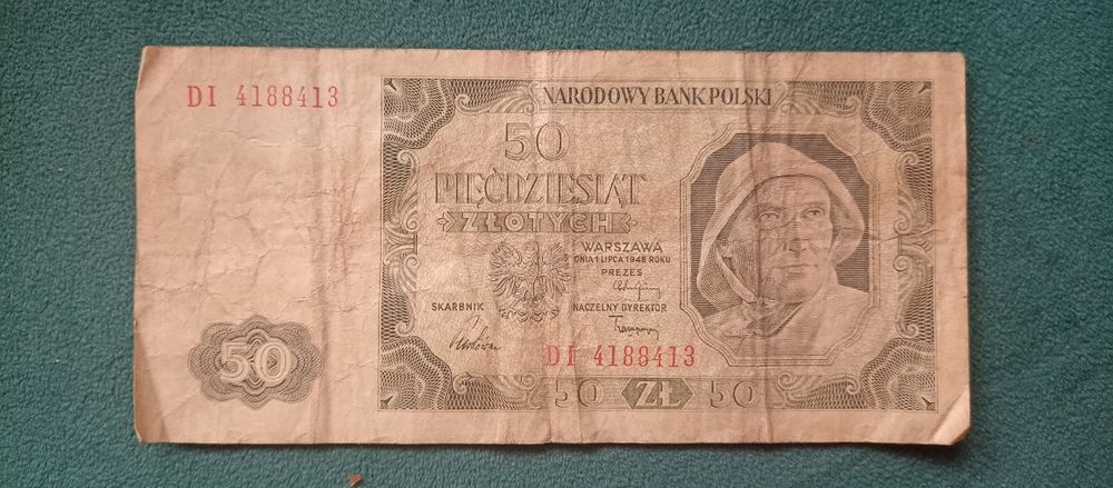 50 zł z 1948 r. .