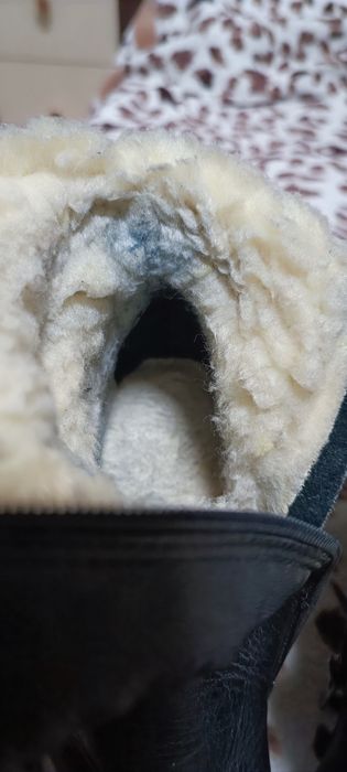 Шкіряні зимові ботфорди  37 р