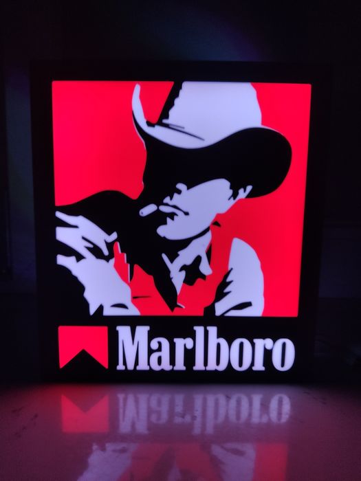 Lampka LED Kowboj Marlboro