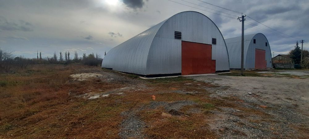 Будівництво арочних Ангарів по Україні. Комплектуючі для Ангарів.