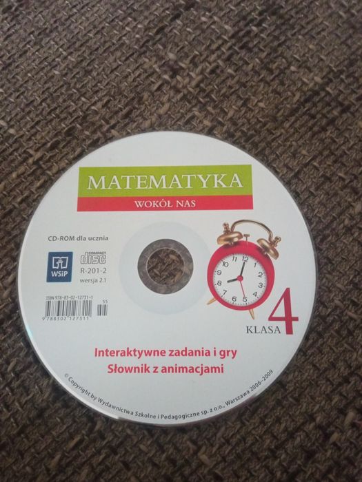 Płyta CD Matematyka klasa 4