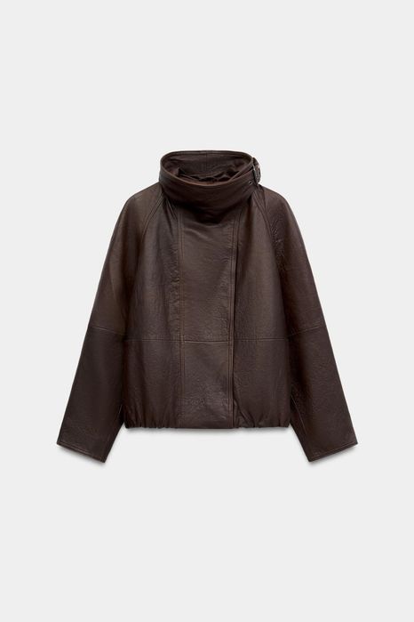 Шкіряна куртка Zara Розмір М