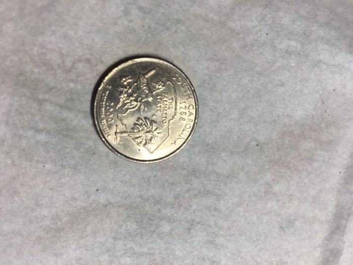 Moneta ćwierć dolara 1/4 dolara 2000r. South Carolina 1788