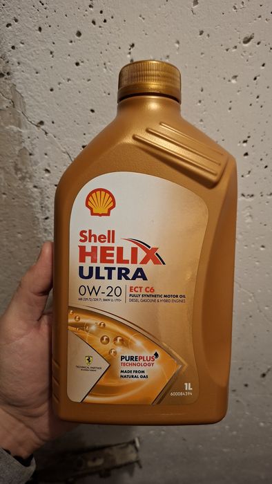Olej Shell Helix ultra 0W-20 ECT C6 1 litr Sosnowiec • OLX.pl