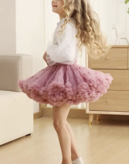 Fioletowo różowa spódniczka tutu 98/104