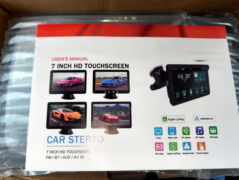 CarPlay, Android Auto, Діагональ 17.78 см. Камера заднього виду, GPS.