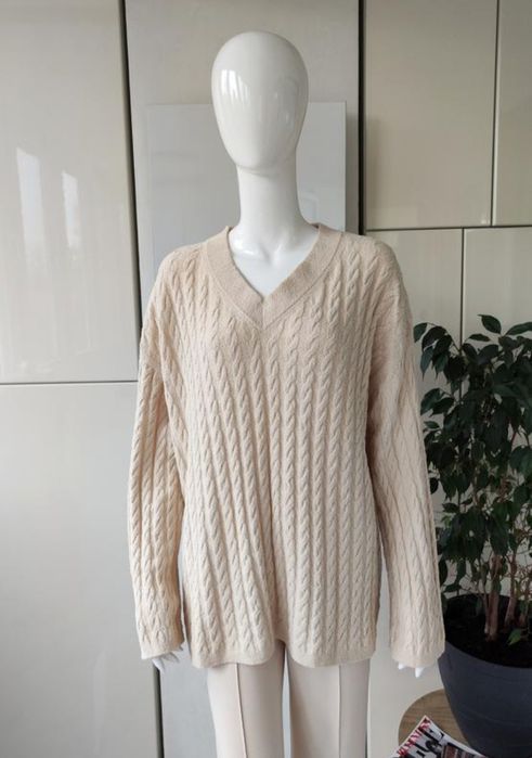 Arket бавовняний оверсайз светр букле з косами