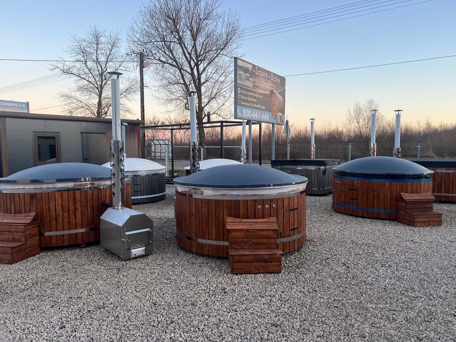 Balia Ogrodowa z Hydromasażem Hot Tube Gorąca Beczka