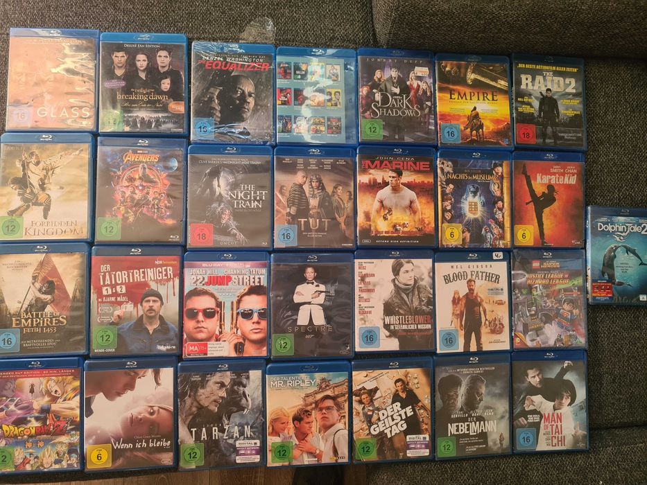 Filmy bajki na blu-ray 43sztuki DE i serial Droga