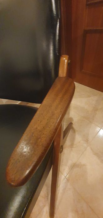 Cadeirão poltrona cadeira de braços OLAIO, anos 50, VINTAGE