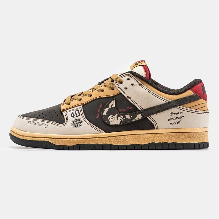 Кросівки Nike SB Dunk Low x Stussy 40th premium | Кроссовки Найк чоловічі жіночі