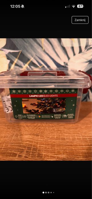 Swiatelka na choinke