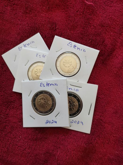 Moeda UNC comemorativa de 2€ - Estónia 2024
