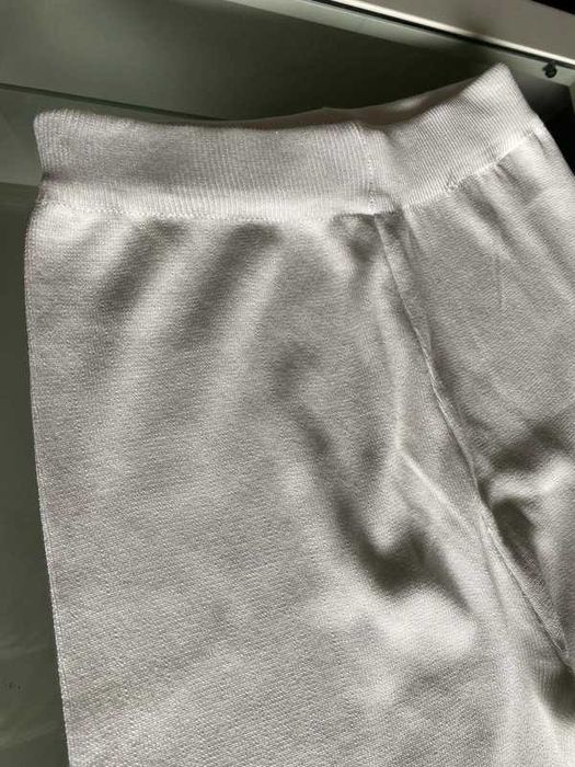 calça de malha branca Ferrache