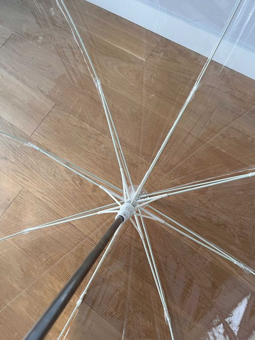 Smati parasol przezroczysty 124 cm srednicy - wesele para młoda