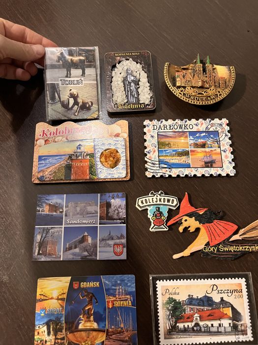 Magnesy okolicznosciowe 10 sztuk zestaw 8