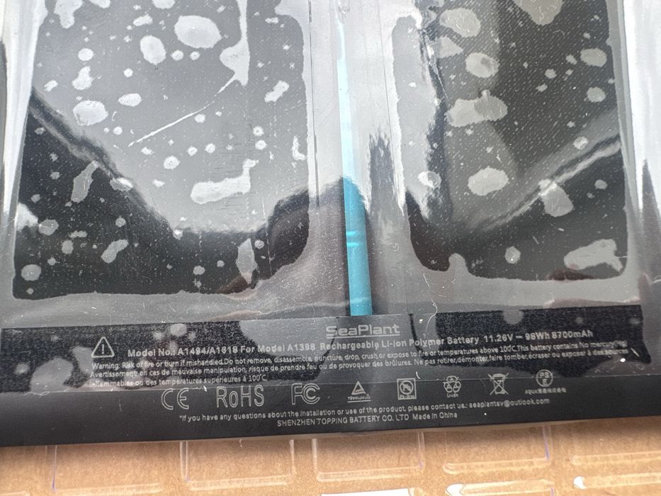Акумулятор батарея фірми iFixit для MacBook Pro 15 A1494/A1618 model A1398 2013-2014