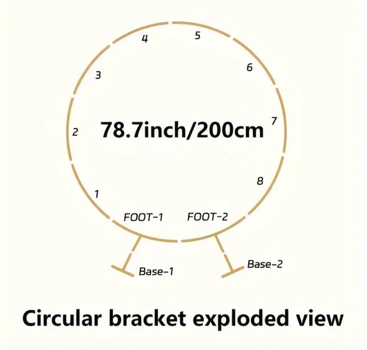 Металева арка для фотозони