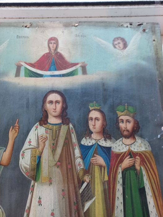 Икона  покрова  богородицы