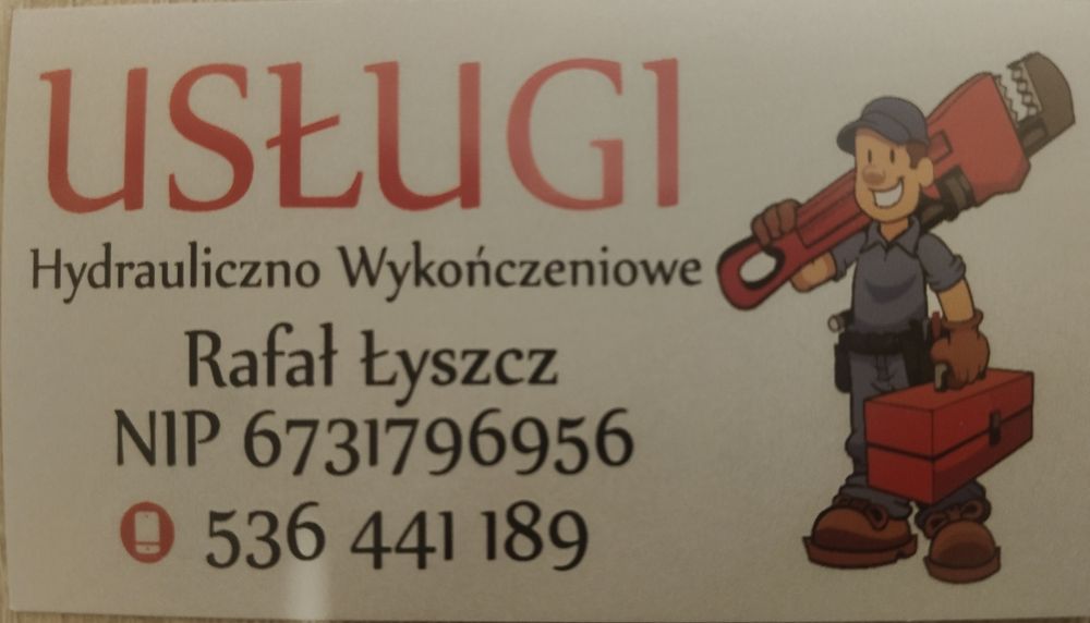 Usługi hydrauliczne i wykończeniowe
