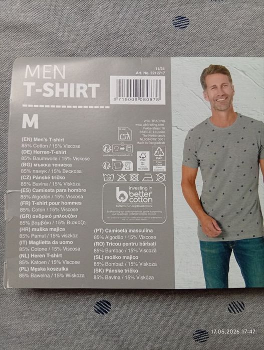 Koszulka męska t-shirt r.M