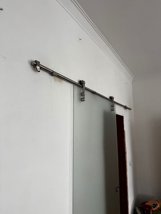 Drzwi szklane przesuwne 110x220