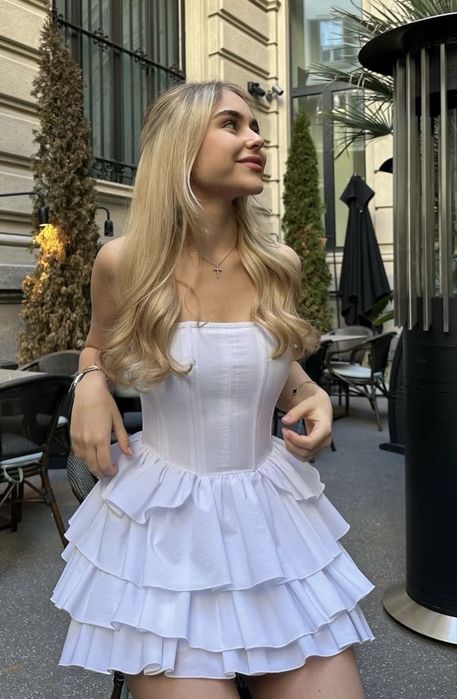 Платье белое el.milas