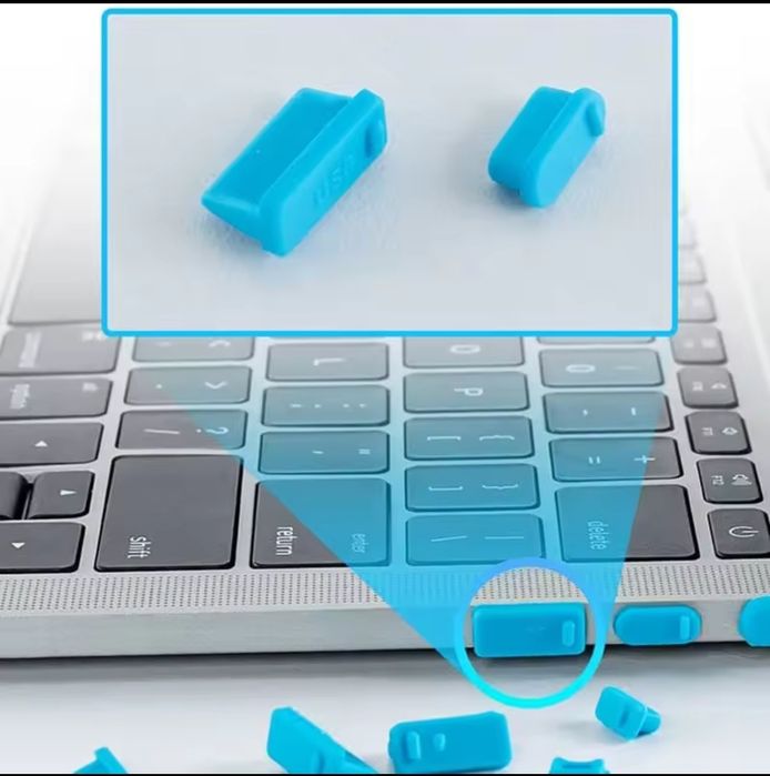 Zaślepka zaślepki do portów laptop, komputer, PC - 16 sztuk