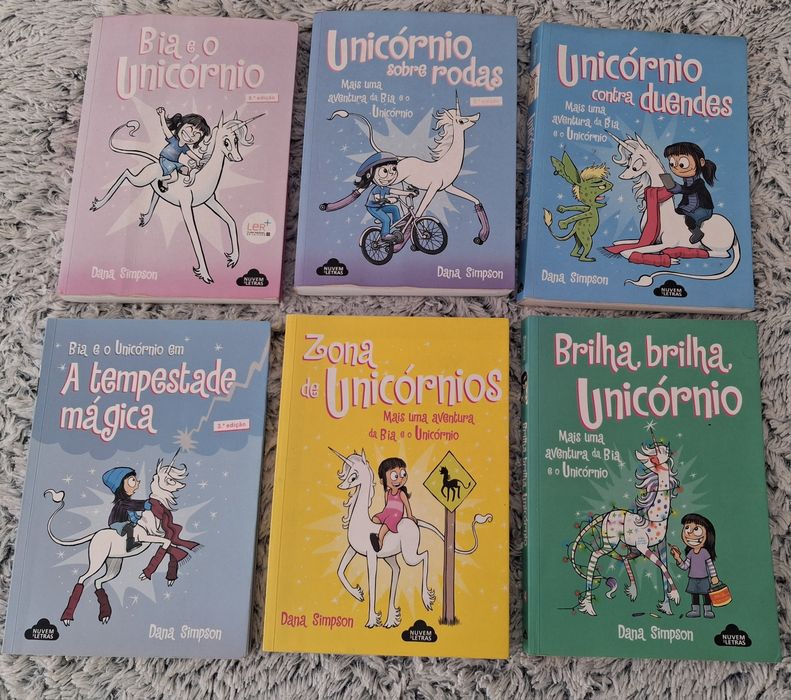 Bia e o Unicornio - vários livros