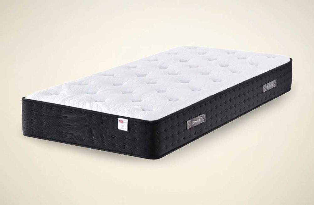 Materac 90x200 cm twardość H3 (7) medium sprężynowy pianka memory dzianina chłodząca OKAZJA! 1szt  W19