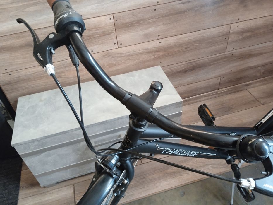 Rower miejski czarny