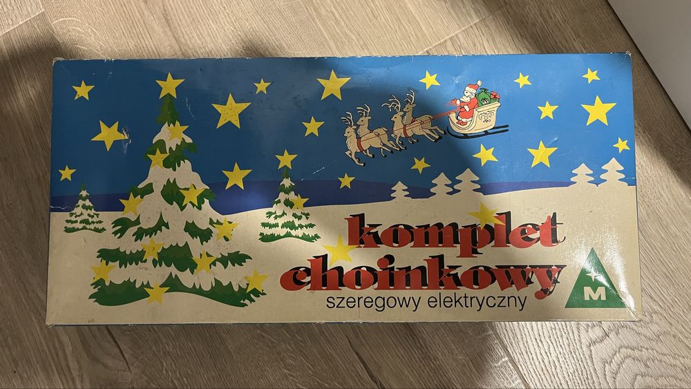 Lampki choinkowe PRL