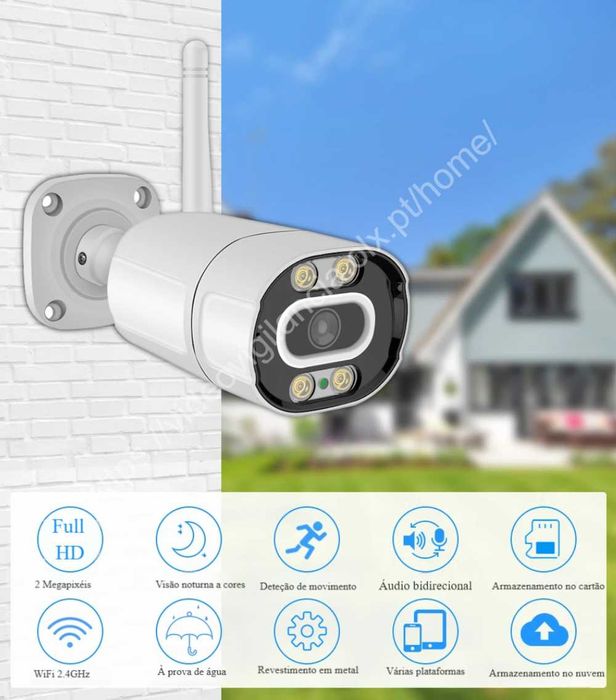 Câmara Vigilância ‼️ WiFi ‼️ Áudio Bidirecional ‼️ Deteção Movimento