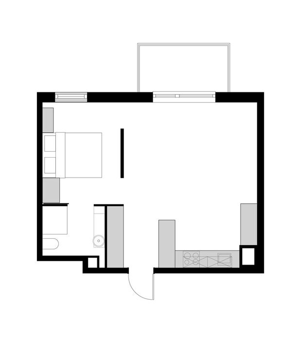 Komfort, światło, widok na niebo | premium 43,51 m2 | garaż+ | Mokotów