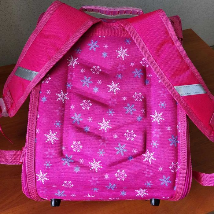 Портфель шкільний ортопедичний 1 клас каркасний 3D принт Frozen