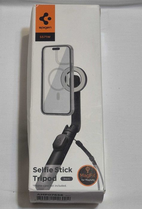 Штатив (Трипод) Spigen S571W Bluetooth Selfie Stick Tripod with MagSafe (62 см), Black