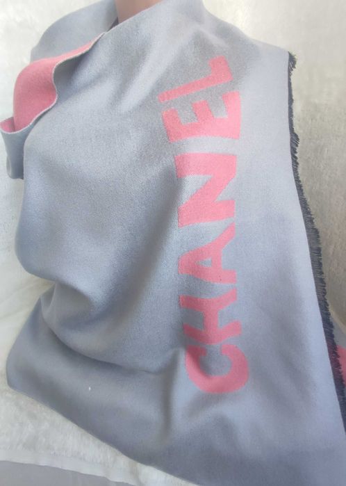 Итальянский шарф Channel  кашемир