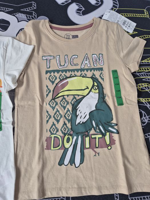 Zestaw 3 T-shirtów dla chłopca - NOWE!!! rozm. 134