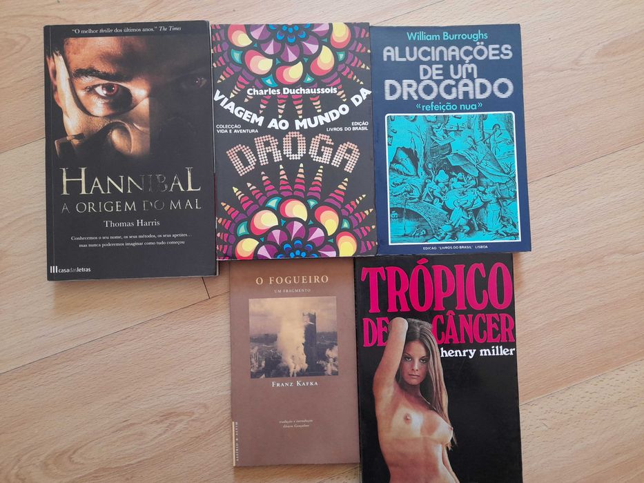 Pack Livros top de vários temas Hannibal etc