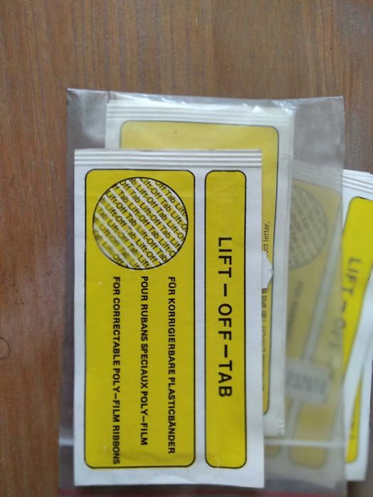 Corrector de poly - film ribbons